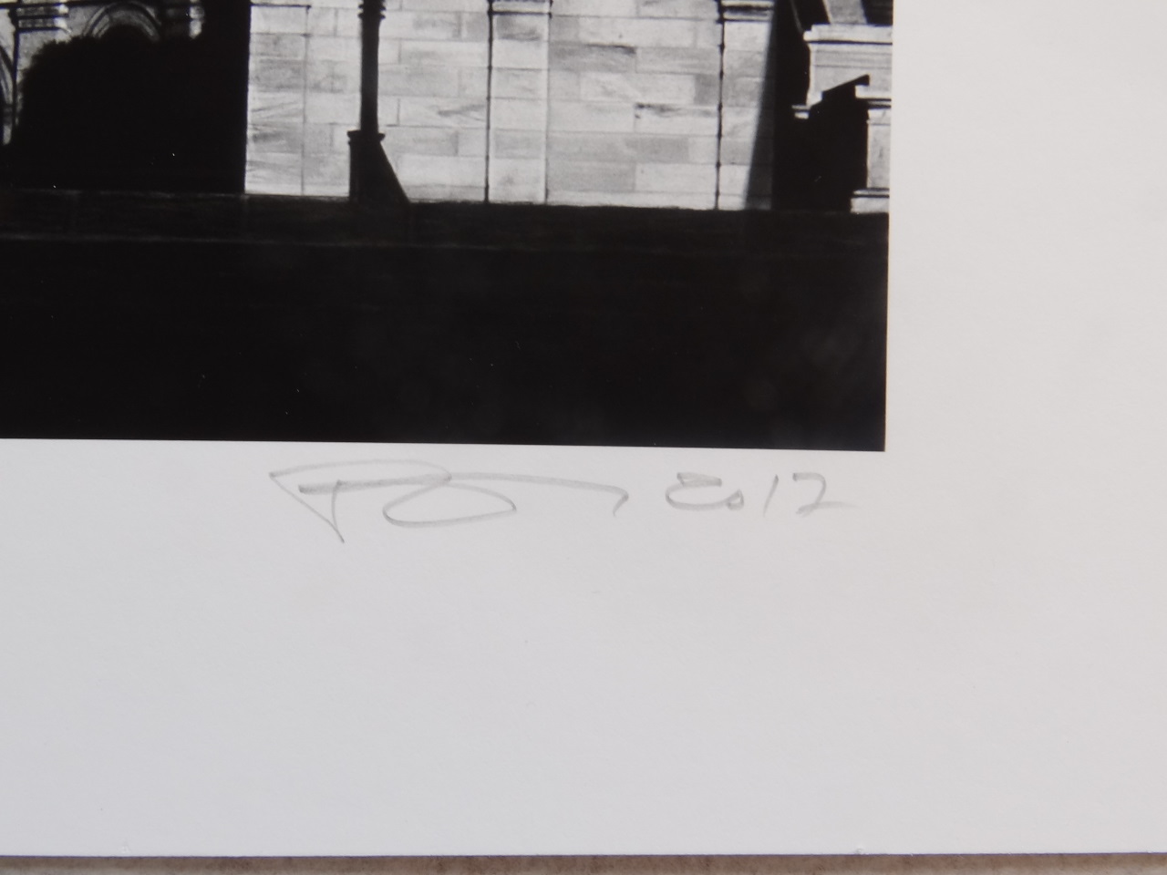 Robert Longo ohne Titel (Capitol Detail)