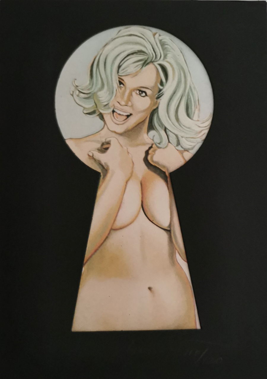 mel-ramos-peek-a-boo-blonde